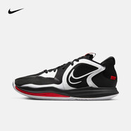 耐克（NIKE）男鞋 Kyrie 5 Low EP 歐文5簡版低幫緩震耐磨實戰(zhàn)比賽男子籃球鞋 DJ6014-001/黑白紅 40