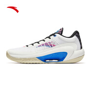 安踏（ANTA）三分雨LITE V2丨籃球鞋男耐磨防滑透氣支撐專(zhuān)業(yè)實(shí)戰運動(dòng)籃球鞋 紙莎白/黑-4 40 (250mm)