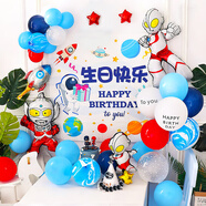 多美憶生日裝飾氣球場景布置兒童男孩女寶寶周歲派對裝扮L1271
