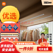 小米（MI）智能隱形晾衣機雙桿電動(dòng)晾衣架隱藏嵌入式陽(yáng)臺升降晾衣服桿小米 2m雙桿-照明+色溫調節+米家智控