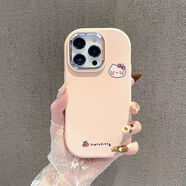 尚閃千適用vivoX200手機殼Y35m帕恰狗IQOOZ7可愛(ài)卡通Neo9硅膠軟套S18PRO鏡框加高防磨U1X全包防摔 【粉底KT貓】軟殼 Y55S