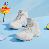 喬丹籃球鞋女鞋2023春秋款運動(dòng)鞋透氣減震高幫耐磨實(shí)戰訓練鞋女生球鞋