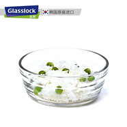 Glasslock韓式耐熱鋼化玻璃碗加厚水果沙拉碗透明碗家用湯碗泡面冷面碗 小號(hào)波紋透明碗300ml*1個(gè)