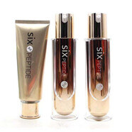 歐華蔻新款魚子醬六勝肽護膚品套裝套盒緊致抗皺女化妝品套裝禮盒 3件：水+乳+潔面乳