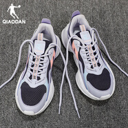 喬丹女鞋運動(dòng)鞋2024夏季新款旗艦透氣百搭減震跑步老爹鞋 香芋紫/桑葚紫(網(wǎng)面) 35.5