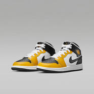耐克（NIKE） AIR JORDAN 1 GS AJ1 喬1 籃球鞋 BQ6931 黃黑DQ8423-701 39