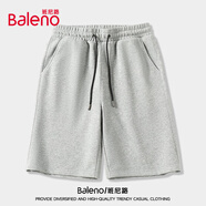 班尼路（Baleno）短褲男夏季重磅純棉休閑百搭男士五分褲外穿寬松大碼運(yùn)動(dòng)透氣中褲