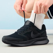 耐克（NIKE）方艦店男鞋 秋季新款運動(dòng)網(wǎng)面透氣休閑舒適緩震耐磨跑步鞋 DR2695-003/全黑 42