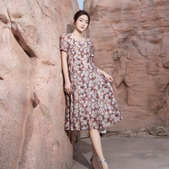 IRENE LUFT輕奢時(shí)尚連衣裙TLQ242555301 茶色 S