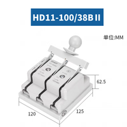 正泰100A閘刀38刀開關(guān)3相電4線三相48四刀閘HD11-200A 380v電源3P 100A 3P 3相/單投