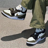 耐克（NIKE）AJ男鞋2025新款夏季Air Jordan AJ312氣墊籃球鞋休閑鞋運動鞋 CD7069-120白橄欖綠 42.5