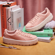 彪馬（PUMA）復(fù)古增高厚底松糕鞋女子新款休閑鞋PLATFORM 365830 桃粉色-05 39