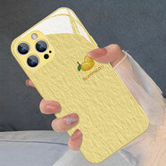 美十美分（MSMF）油畫(huà)水果華為手機殼新款小清新ins風(fēng)外殼西瓜葡萄芒果黃色高級感液態(tài)玻璃適用情侶女款防摔保護套 【玻璃檸檬黃】芒果-BL4087 華為Mate60Pro