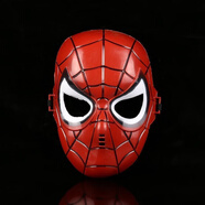 迪柏瑞面具成人男全臉 小丑黑客面具街舞化妝舞會(huì )v字恐怖鬼臉死神萬(wàn)圣節 蜘蛛俠面具紅色