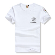 戰(zhàn)術(shù)服高彈力健身緊身半短袖迷彩男T恤夏季美軍美式戰(zhàn)術(shù)上衣服裝特戰(zhàn)服裝教官服  白色 M(90-110斤)