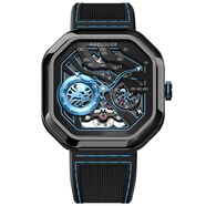 愛(ài)勒 AGELOCER火山表燃系列機械表防水全自動(dòng)鏤空手表品牌腕表原創(chuàng  )名表艾戈勒 【王子異同款】5006J6藍 44.5mm 大表盤(pán) 男女同款 一表一碼