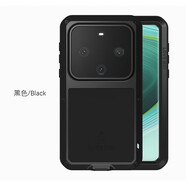 lovemei 適用新款華為mate60pro手機殼三防mate60pro+鏡頭全包防碎屏高出屏幕 黑色 三防殼 華為Mate60Pro