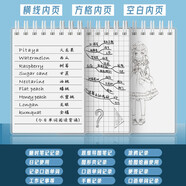 晨光 （M&G）螺旋A7筆記本便攜隨身攜帶小號迷你 口袋本記事本便簽本 線(xiàn)圈便簽本 便利隨手記備忘錄 A7豎翻1本丨款式隨機/80頁(yè)74*105mm