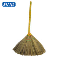 科力邦（Kelibang） 掃把 芒草白凈苗植物編織小掃帚 物業(yè)工廠(chǎng)學(xué)校環(huán)衛家庭清潔笤帚原柄（個(gè)）KB1403