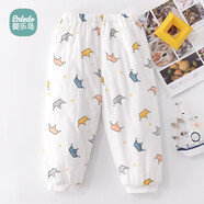 冬季嬰樂(lè )島男童夾棉打底褲寶寶保暖睡褲女童純棉無(wú)骨加厚棉褲