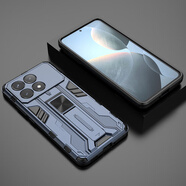 森麥康紅米K70手機殼套K70Pro保護套K70E小米redmik70e全包蘭博基尼5g氣囊防摔男士女新款 磁吸*隱形支架【藏藍色】 紅米 K70