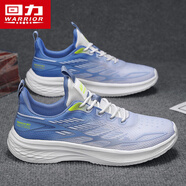 回力男鞋2025夏季薄款透氣潮流減震運動(dòng)休閑跑步鞋子百搭款防磨運動(dòng)鞋 寶藍/月 44