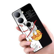夢逸軒適用vivo Y78外殼Y78(t1)防摔Y78m手機(jī)套V2278A硅膠丫78m全包丫78防摔保護(hù)男女ins可愛網(wǎng)紅卡通潮 太空人(磨砂軟殼)XW 選項(xiàng)4(簡約單殼款)