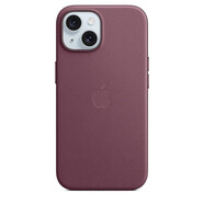 APPLE蘋果iPhone15plus手機(jī)殼MagSafe精織斜紋保護(hù)殼/保護(hù)套 桑葚色