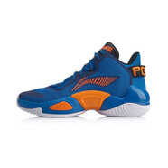 李寧（LI-NING）中國(guó)李寧籃球鞋男鞋新品空襲7李寧云緩震高幫籃球鞋運(yùn)動(dòng)鞋 ABAP067-5帝國(guó)蘭/標(biāo)準(zhǔn)黑 41 (255mm) 男