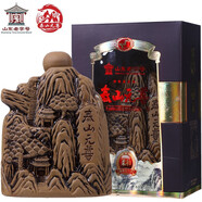 泰山元尊白酒經(jīng)典珍藏52度500mlx4瓶整箱裝 高度濃香型白酒糧食酒禮品酒 52度 500mL 4瓶 （黑柔和整箱裝）