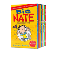 英文原版 大內(nèi)特1-8冊盒裝Big Nate 8-book Box Set 我們班有個搗蛋王 漫畫搞笑故事集 兒童章節(jié)橋梁書 小屁孩日記作者推薦