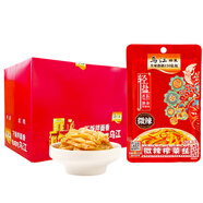 烏江榨菜 微辣脆爽 佐餐小菜輕鹽咸菜 微辣榨菜絲 80g*25袋  家庭裝