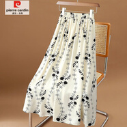 皮爾卡丹（pierre cardin）氣質(zhì)波點(diǎn)半身裙女夏季新款大碼顯瘦修身大擺a字雪紡跳舞長(zhǎng)裙 蝴蝶花【裙長(zhǎng)80cm】 2XL【建議140-160斤】