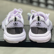 阿迪達(dá)斯 （adidas）三葉草女鞋秋季新款運動鞋復(fù)古老爹鞋緩震透氣跑步鞋休閑鞋 EF4458/淺紫黑 36