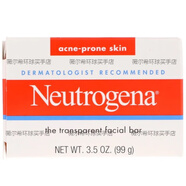 露得清（Neutrogena）美國Neutrogena露得清潔面皂深層清潔溫和滋潤改善肌膚去油洗臉皂 控油抑痘100g