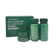 悅詩(shī)風(fēng)吟（innisfree）綠茶籽肌活精華水30ml乳液30ml面霜10ml保濕護膚小樣套裝化妝護膚母親情人節520送男女朋友禮物實(shí)用老婆媽媽長(cháng)輩 水乳面霜3件套