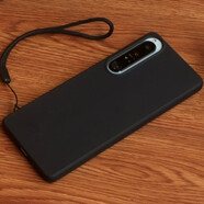 萬浮生適用索尼Xperia1iv手機殼X5iii四代 X5V X1VI 保護套Xperia10iii殼 Xperia1v液態(tài)硅膠殼X1II全包邊 黑色 Sony Xperia 1 V