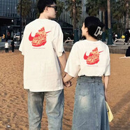 耐克（NIKE）套裝情侶裝短袖t恤男裝新款潮男女同款學(xué)生休閑上衣 FB9806-100/男女同款/單件  L 