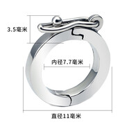 維娜絲 925銀連接扣毛衣鏈扣吊墜扣珍珠項鏈手鏈間隔扣圓環(huán)DIY配件