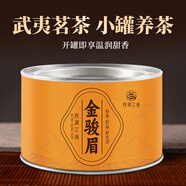 西湖江南紅茶茶葉自己喝小種正山金駿眉小袋特級罐裝送生日禮物貨品30g