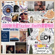 日美新100張Taylor Swift霉霉新專(zhuān)輯封面海報個(gè)性創(chuàng  )意貼紙手機電腦貼畫(huà) 100張貼紙 重復 +2個(gè)貼紙盒