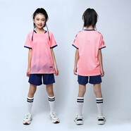 圣希奴（SaintsYno）女童羽毛球服套裝2025新款夏季小學生男童比賽訓練服乒乓球衣定制 7712淺粉色套裝（男女同款） 2XS（130-140cm）