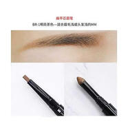 凱朵（KATE）旗艦凱朵眉筆眉粉立體雙效雙頭二合一br3扁頭芯br5防水持久 BR1 淺咖色扁平芯+眉粉 0.5g