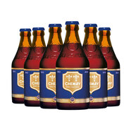 智美（Chimay）藍(lán)帽啤酒 330ml*6瓶 修道院精釀 比利時(shí)進(jìn)口 四料黑啤