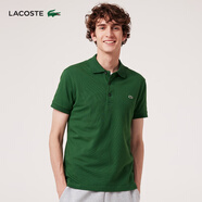 LACOSTE法國(guó)鱷魚男裝經(jīng)典商務(wù)休閑純色翻領(lǐng)Polo衫|PH7937 132/鱷魚綠 M 4
