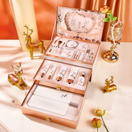 HLOFF一鹿有你化妝品全套彩妝套裝口紅禮盒生日禮物女朋友閨蜜老婆 一鹿臻情彩妝禮盒（有LED鏡）