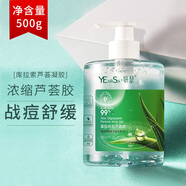 妍瑟庫拉索蘆薈膠300ml 寡肽蘆薈膠補水滋潤曬后護理保濕面霜 500g*1