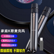 My KaRaCW3 適用創(chuàng)維酷開長虹康佳電視K歌麥克風投影儀話筒任何唱歌軟件 CW3雙麥克充電套裝