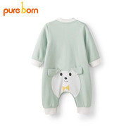 博睿恩【立體可愛】嬰兒衣服春秋季寶寶連體衣可愛爬服純棉新生兒衣服 乖巧小狗狗 73cm
