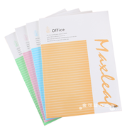 瑪麗（Maxleaf） 辦公卡抄本 時(shí)尚軟面抄A4筆記本記事本軟抄本辦公用品文具無線裝訂本工作本子 顏色隨機(jī)4本